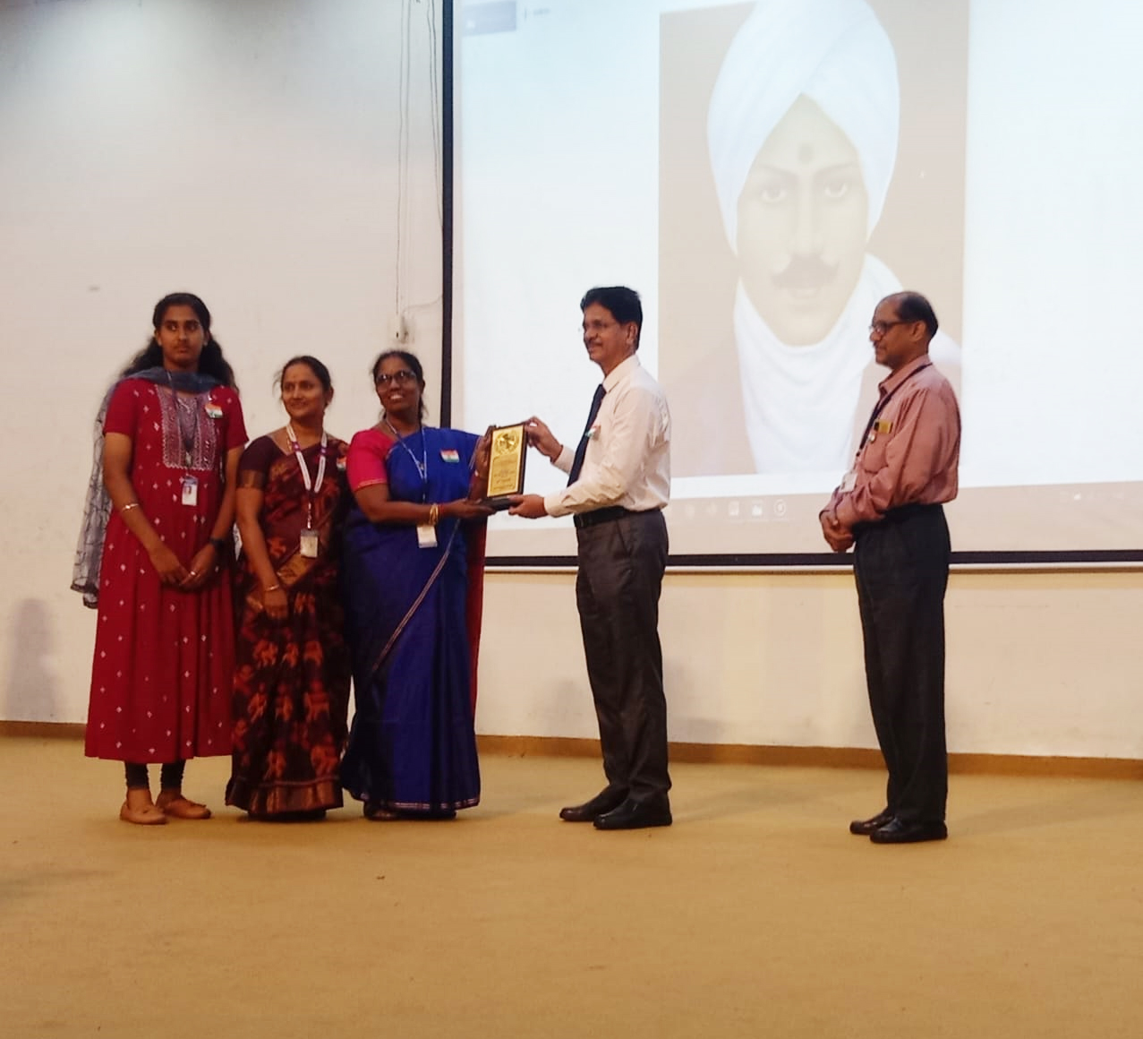 Best NSS Unit of the Year – 3rd Prize to our College